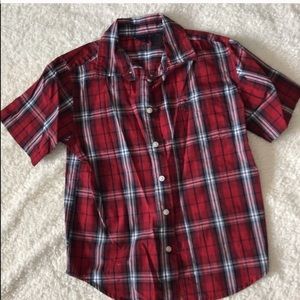 Wrangler Button Up Cowboy Plaid Shirt Christmas